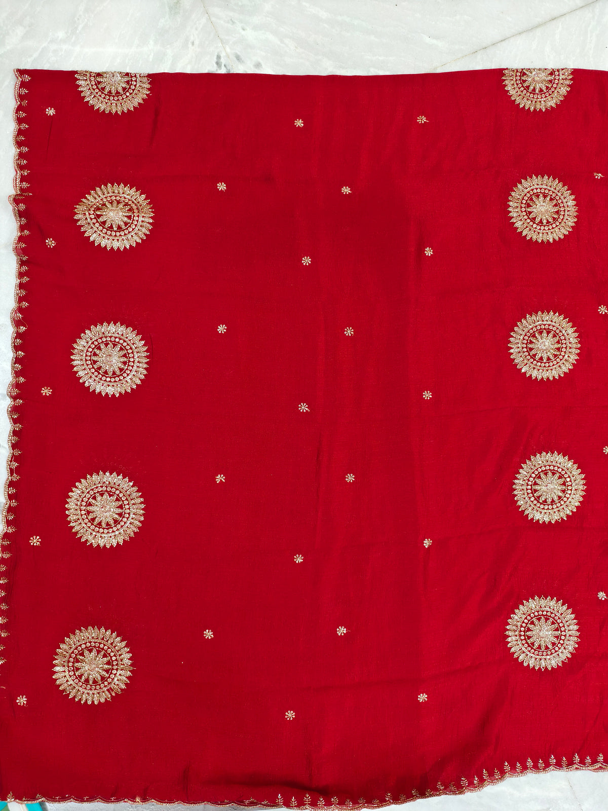 Kanak Cutwork Dupatta — product view 6