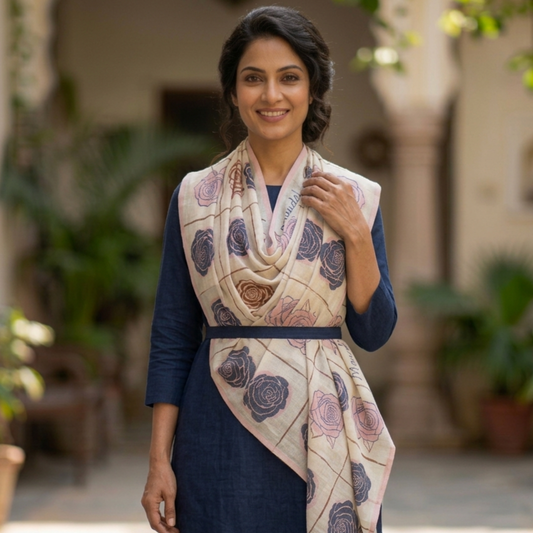 Naqsh Stole — product view 1