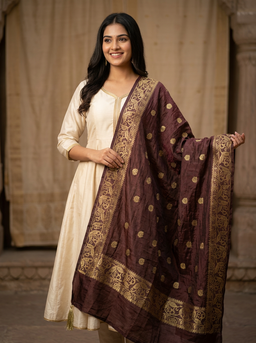 Bel Banarasi Dupatta — product view 1