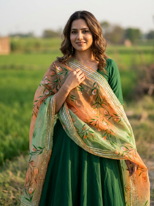 Latika Hand-painted Dupatta — product view 1