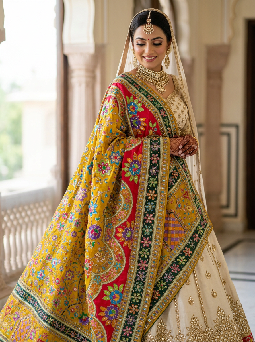 Gulbahar Cutwork Dupatta — product view 1