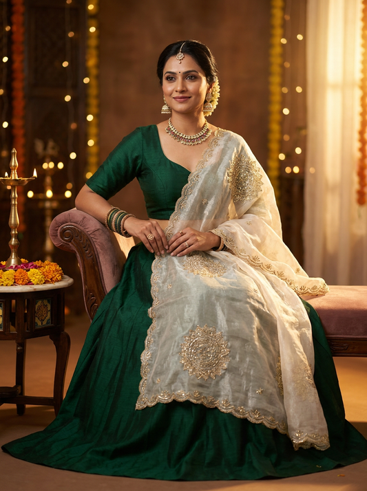 Aabha Zardozi Dupatta — product view 1