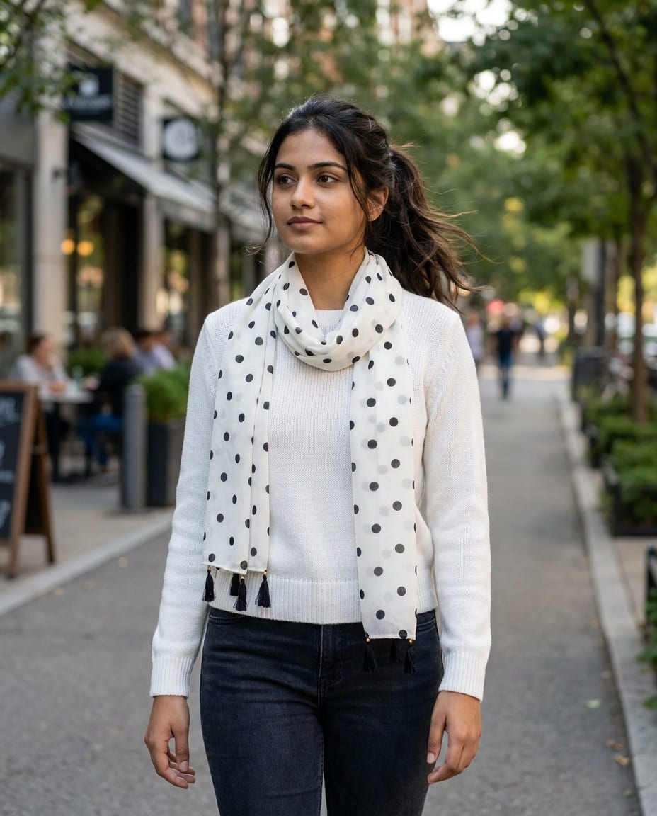 Polki Stole — product view 1