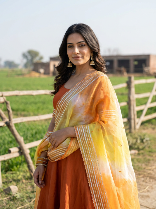 Ambar Gota Dupatta — product view 1