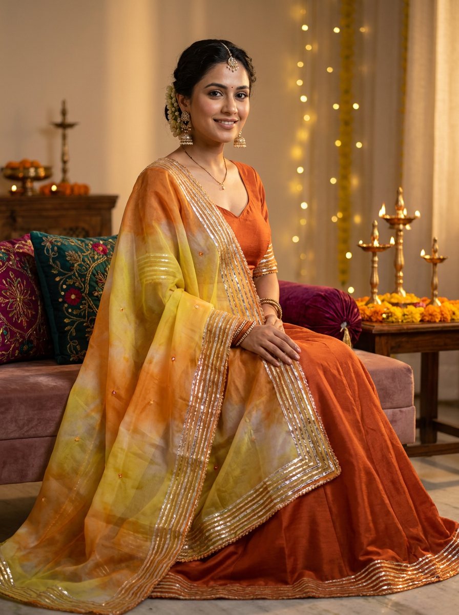 Ambar Gota Dupatta — product view 2