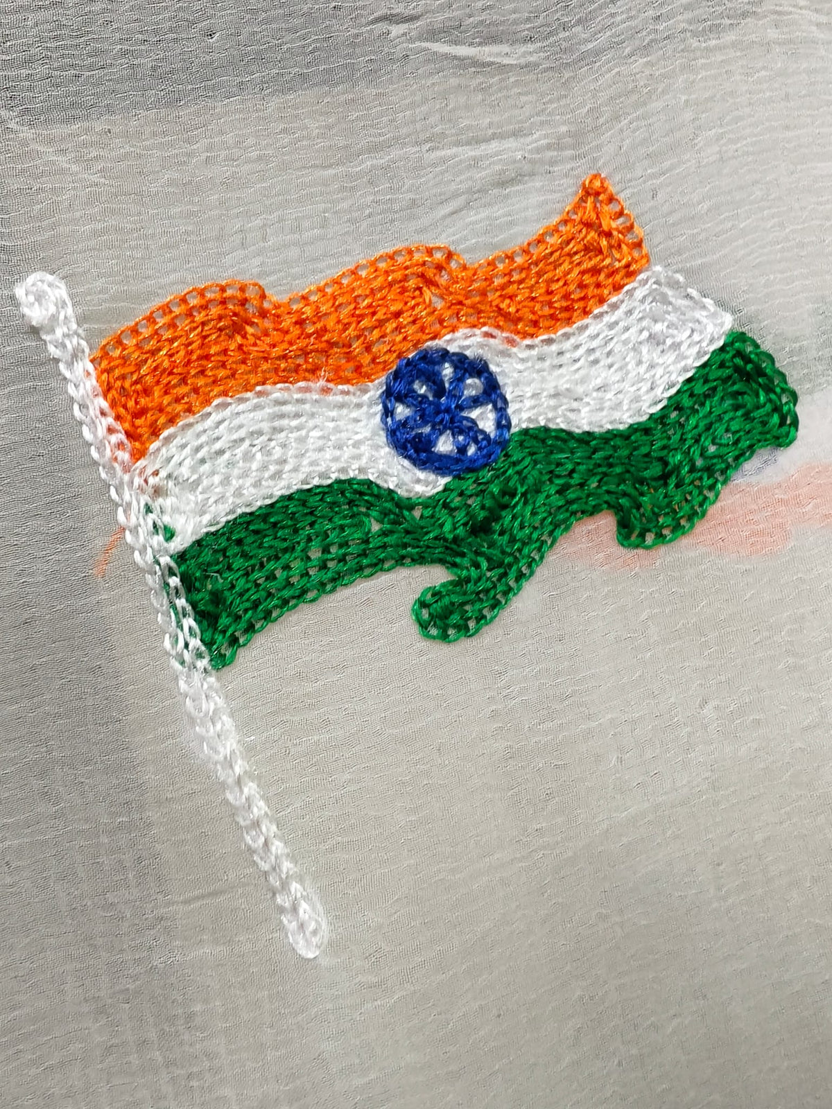 Tricolour Dupatta — product view 2