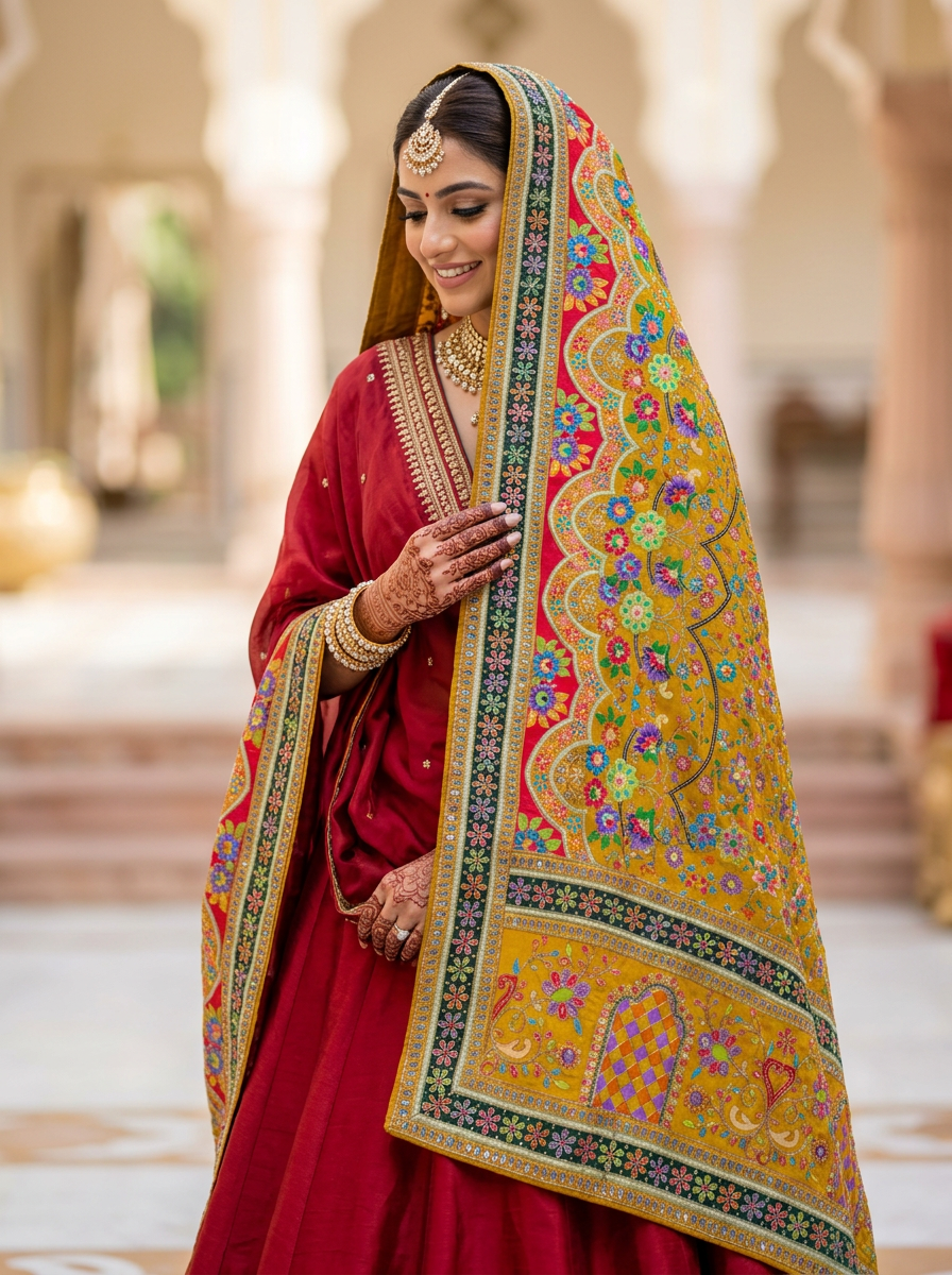 Gulbahar Cutwork Dupatta — product view 2