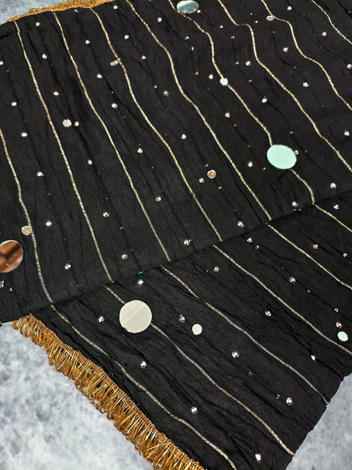 Aaina Black Dupatta — product view 3
