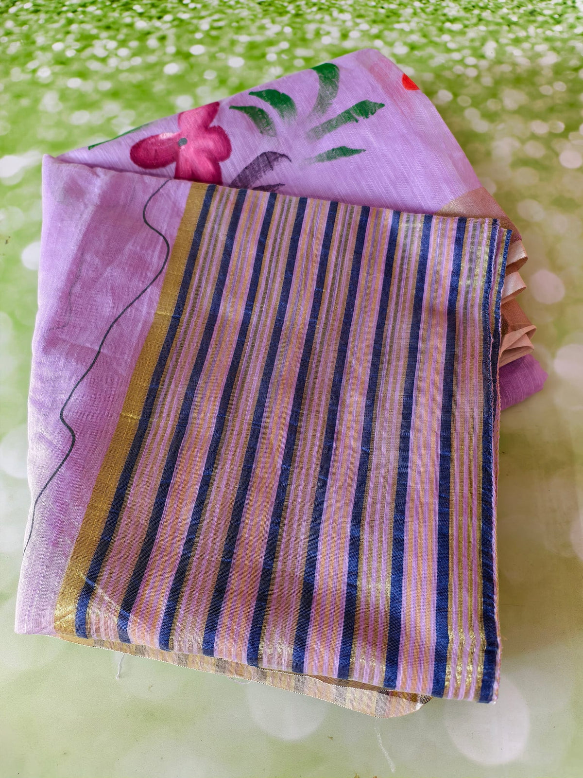 Khili Hand-painted Dupatta — product view 3