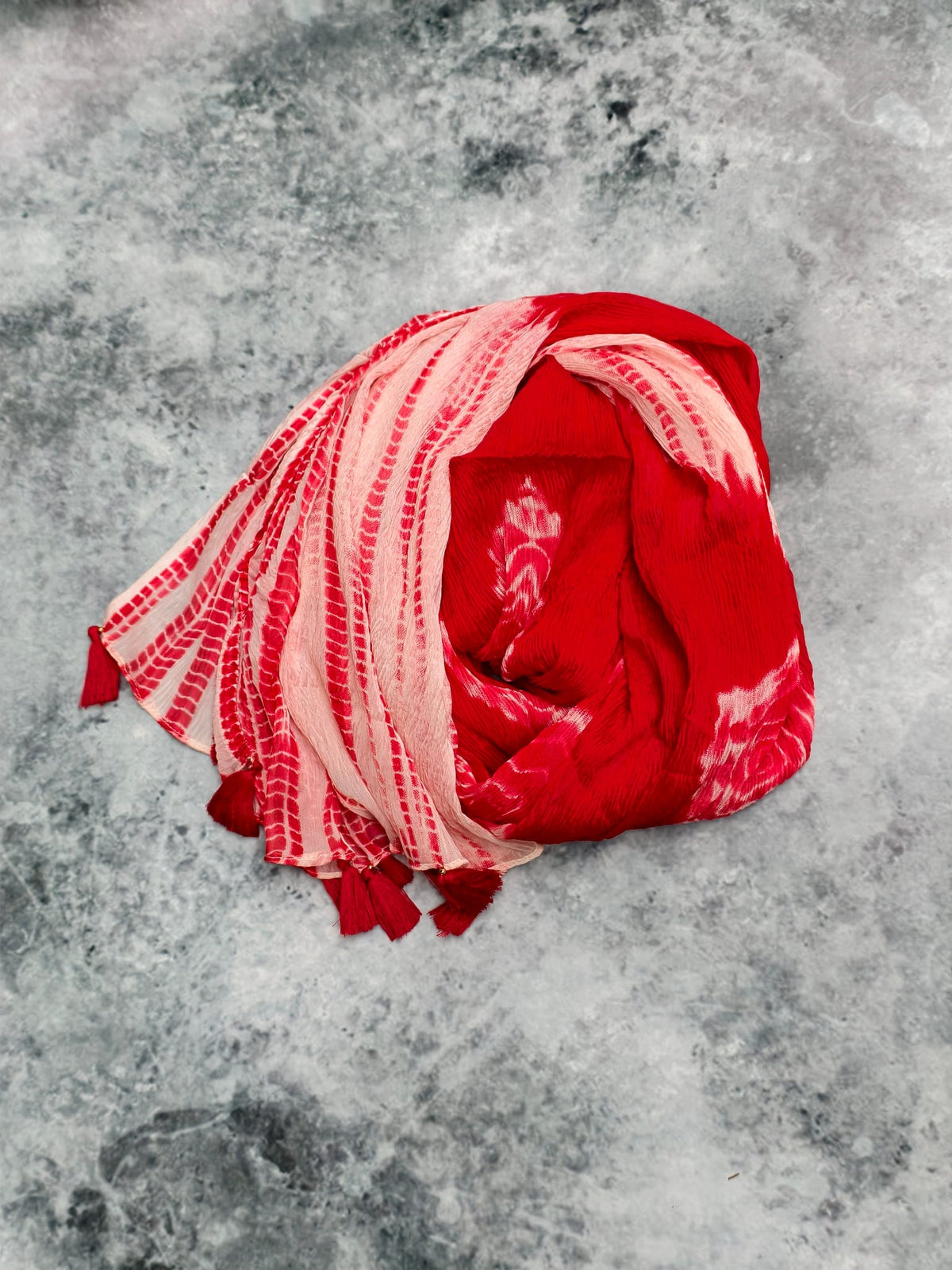 Dhaara Shibori Stole — product view 3