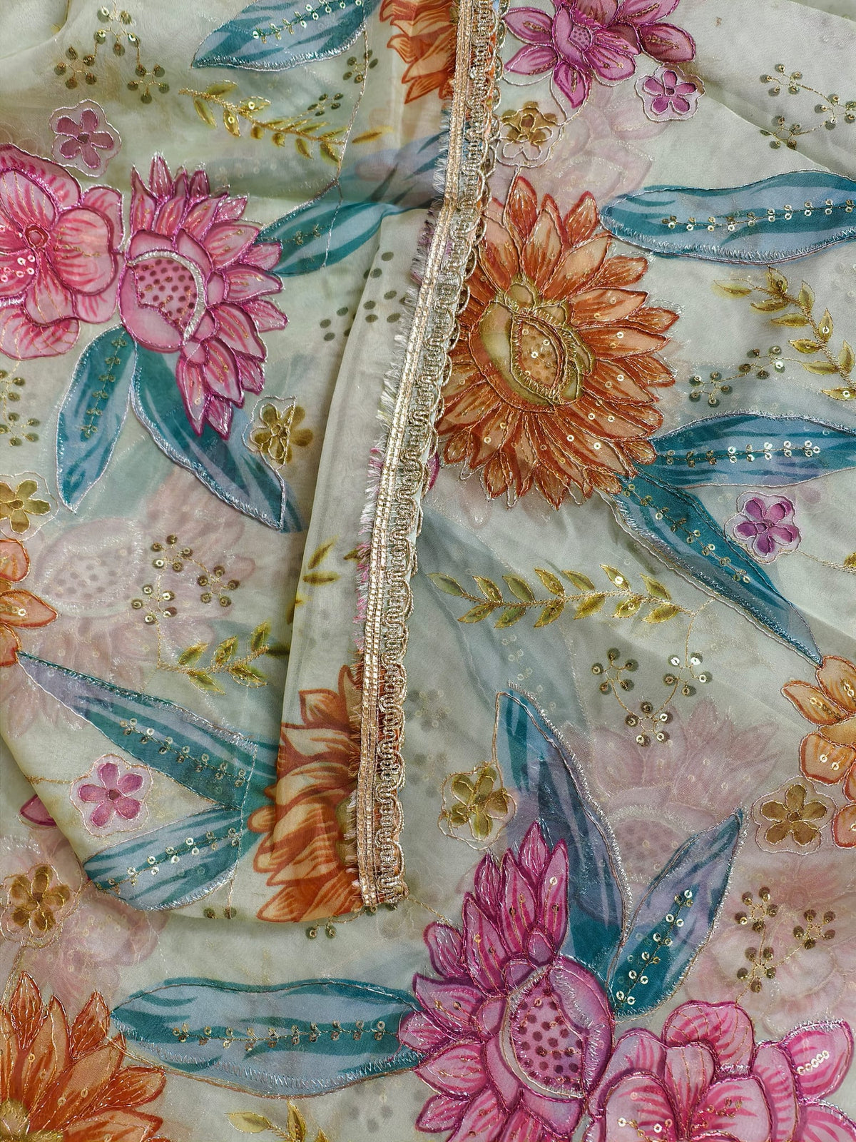 Vasant Hand-painted Dupatta — product view 3