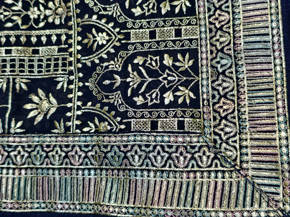 Deep Blue Dupatta — product view 4