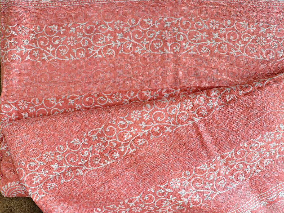 Peach Whisper Soft Woven Stole — product view 4