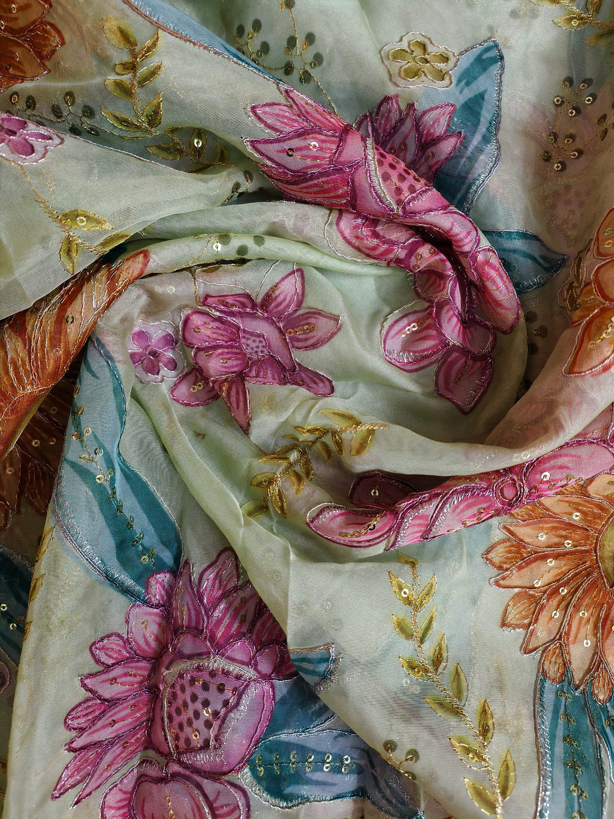 Vasant Hand-painted Dupatta — product view 5