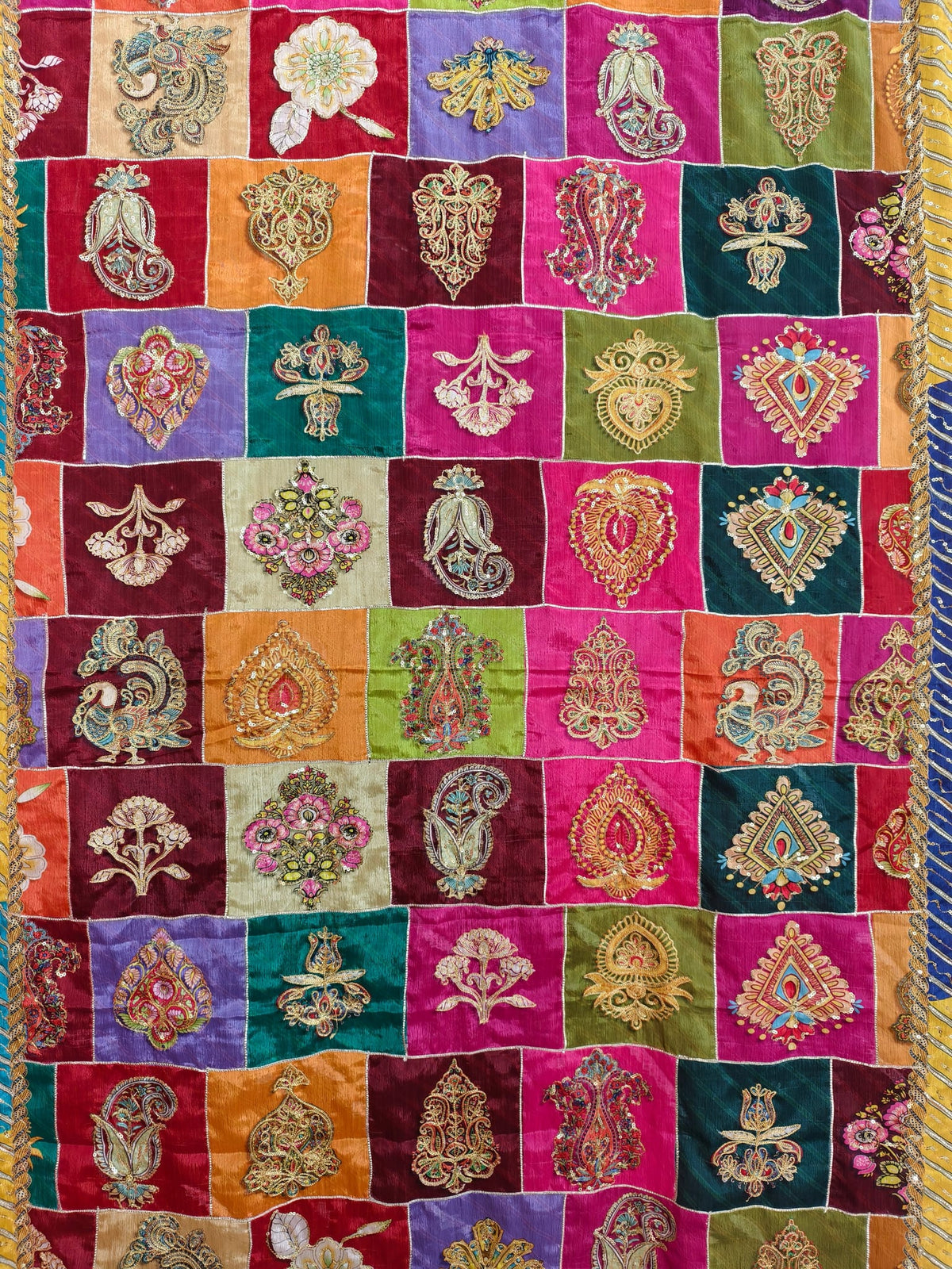 Rangmahal Patchwork Dupatta — product view 5