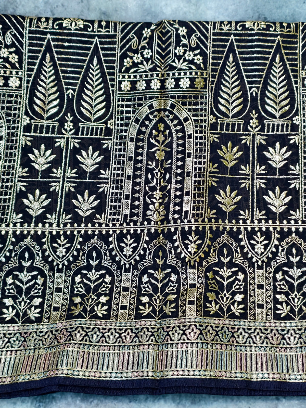 Deep Blue Dupatta — product view 6