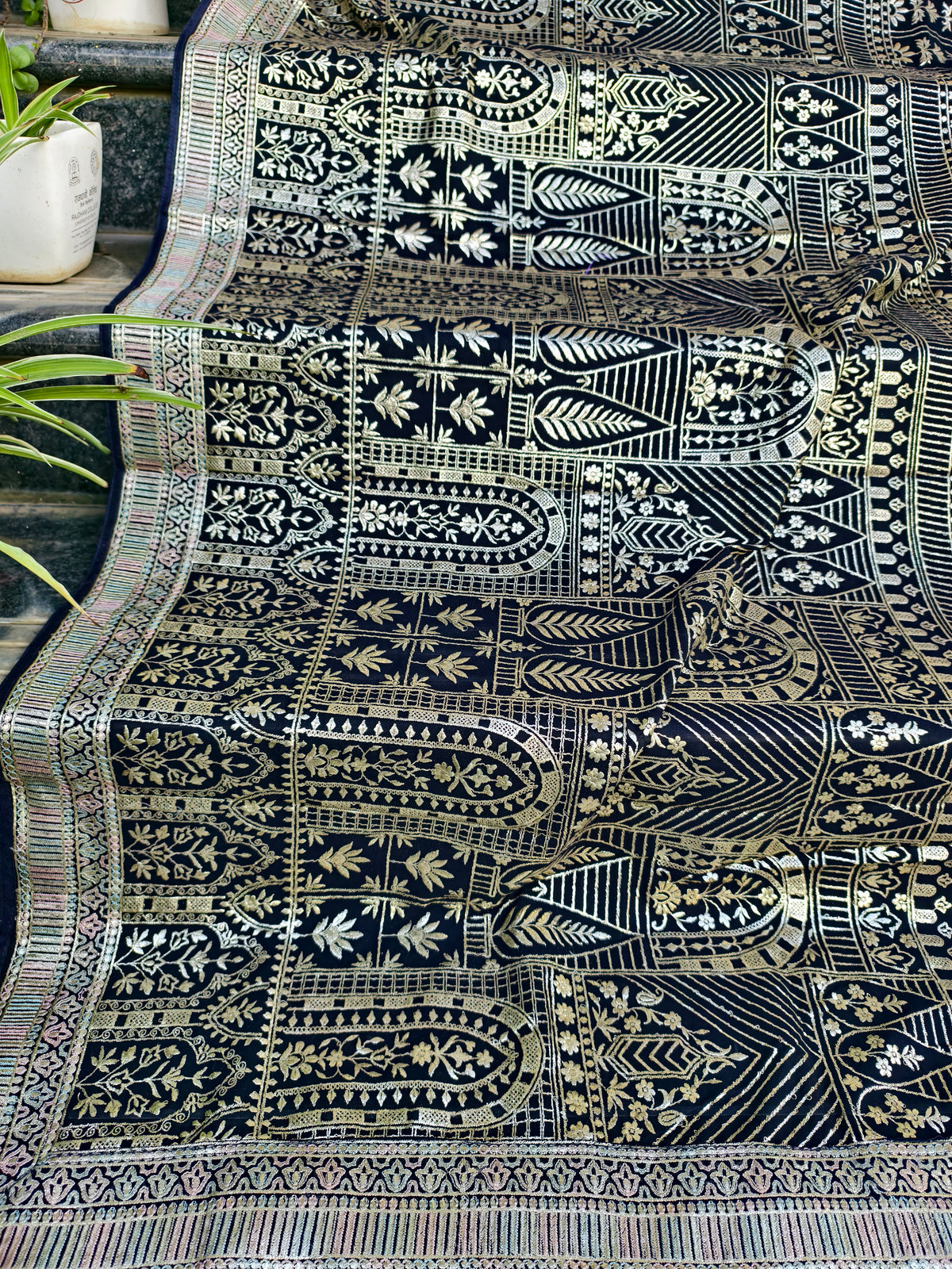 Deep Blue Dupatta — product view 7